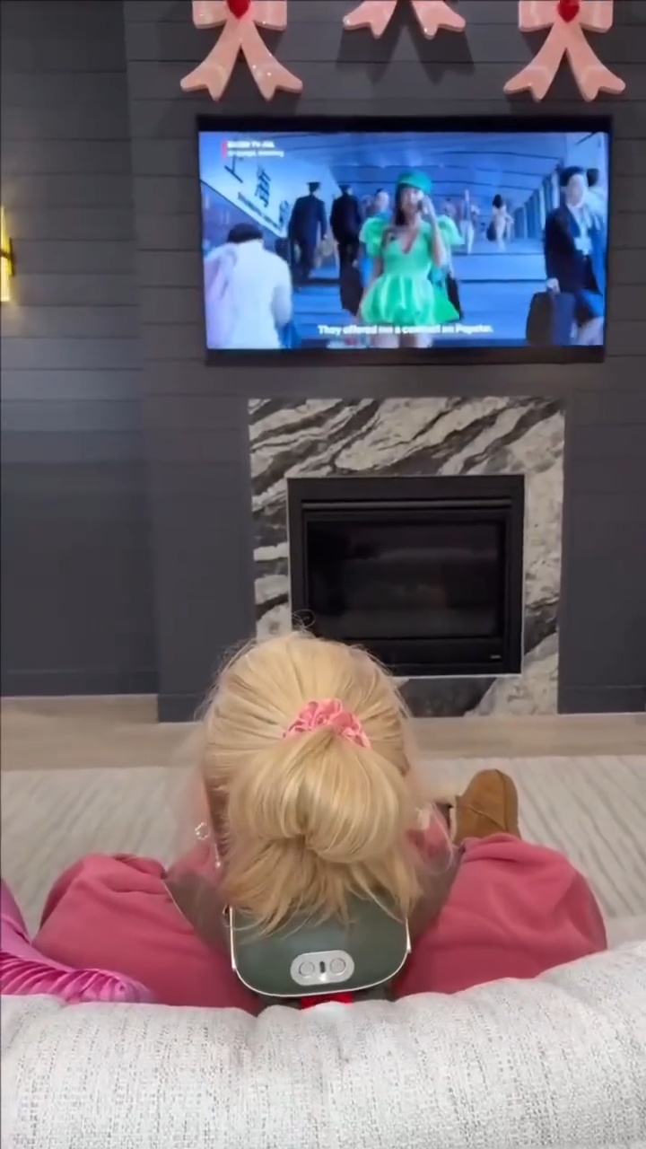 LEVIA usada durante um momento de descanso em casa